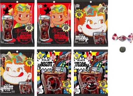 ＢＬＡＣＫミルキー コーラ味 袋